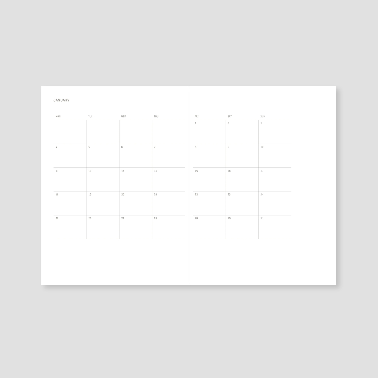 Papierniczeni Kalender 2027 Klasyk tomat