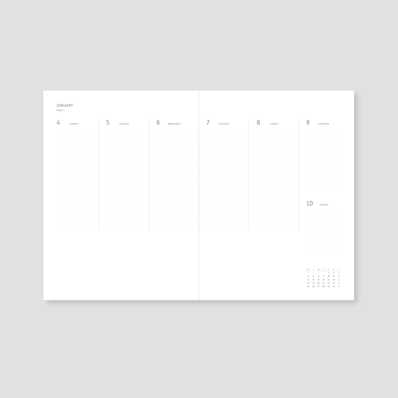 Papierniczeni Kalender 2027 Klasyk tomat