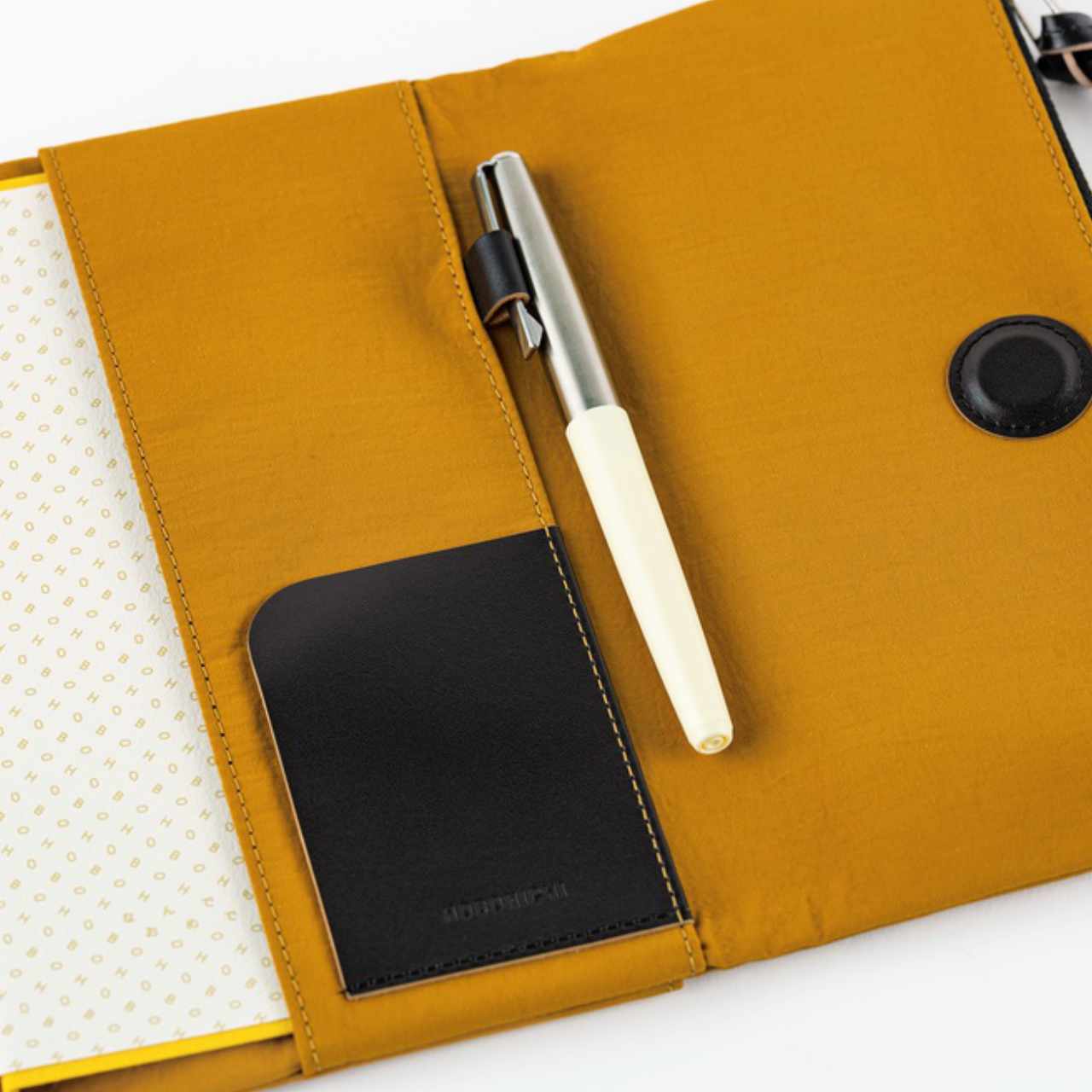 Hobonichi Cover Tragen - senfgelb (Weeks)