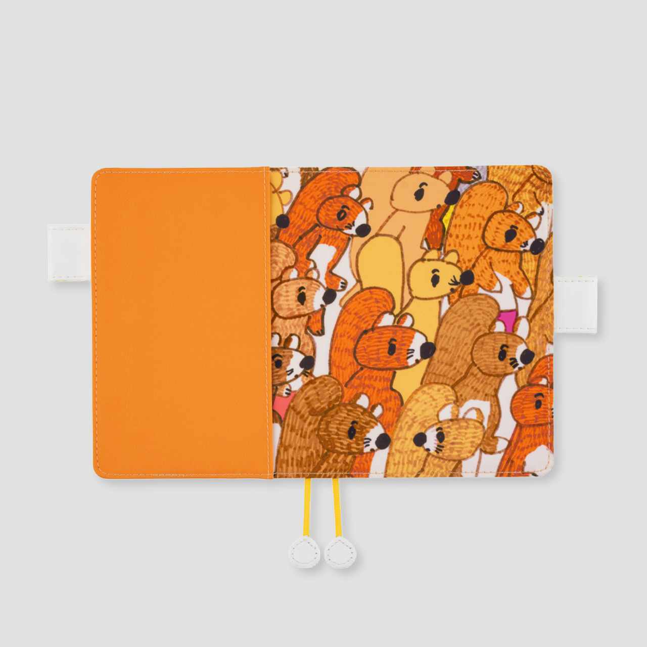 Hobonichi Cover 100%ORANGE: Squirrel Squadron (A6)