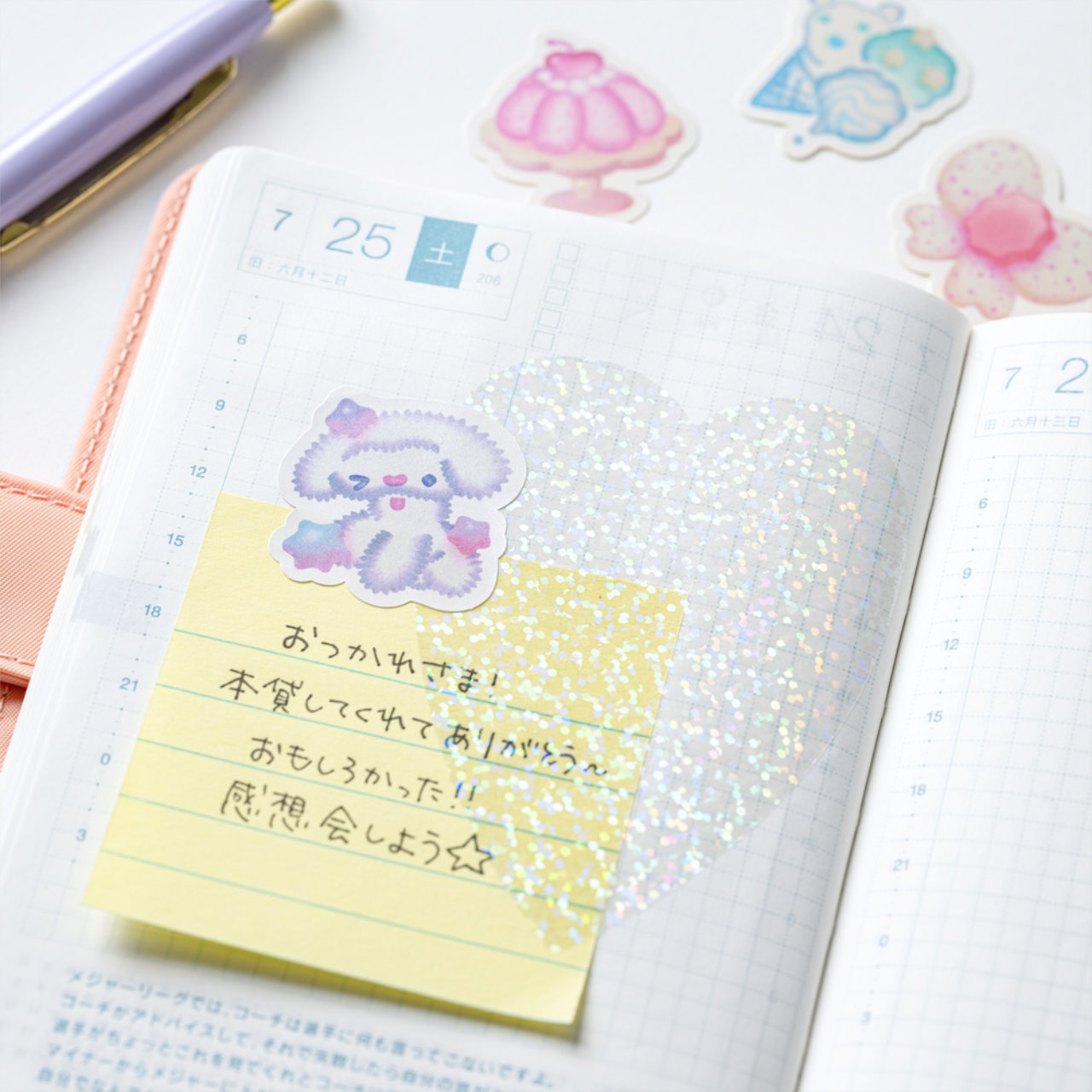 Hobonichi Unforgettable Day Stickers: Heavenly Sweets