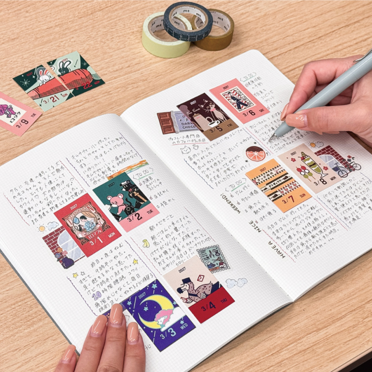 NKcalendar Mini Daily Planner 2027 Obi-Wan