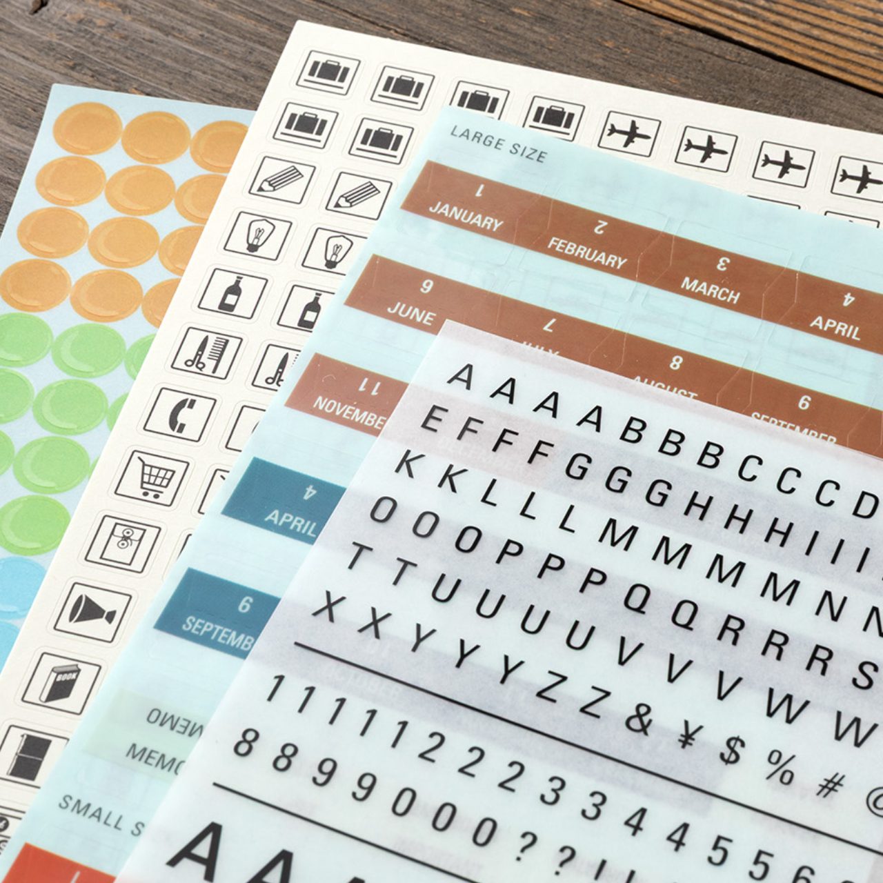 Traveler's Notebook 2027 Customize Sticker Set