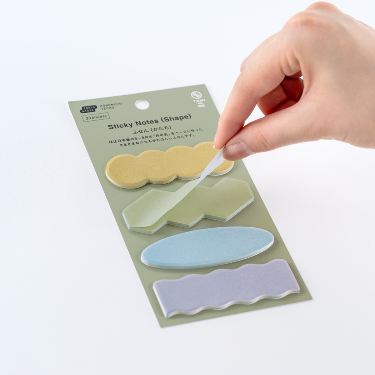 Hobonichi TSUKI no IRO Sticky Notes (Shape)