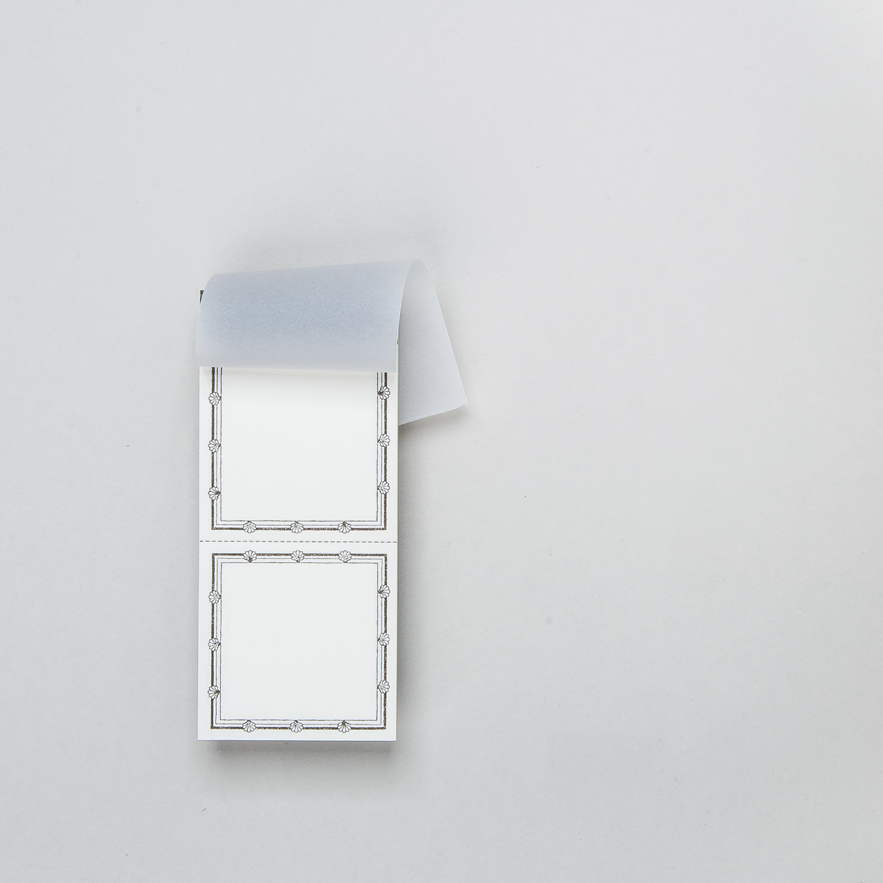 Etikettenblock "große Quadrate" (100 St.)