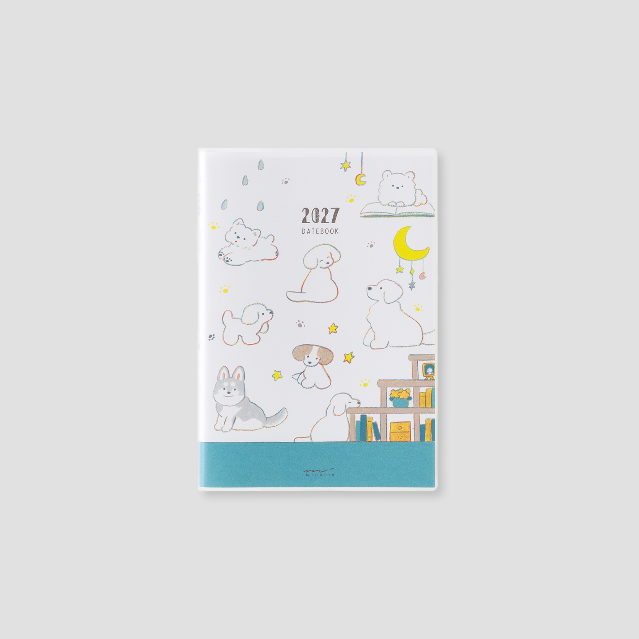 Midori Planer Pocket Diary Dog 2027 (B6)