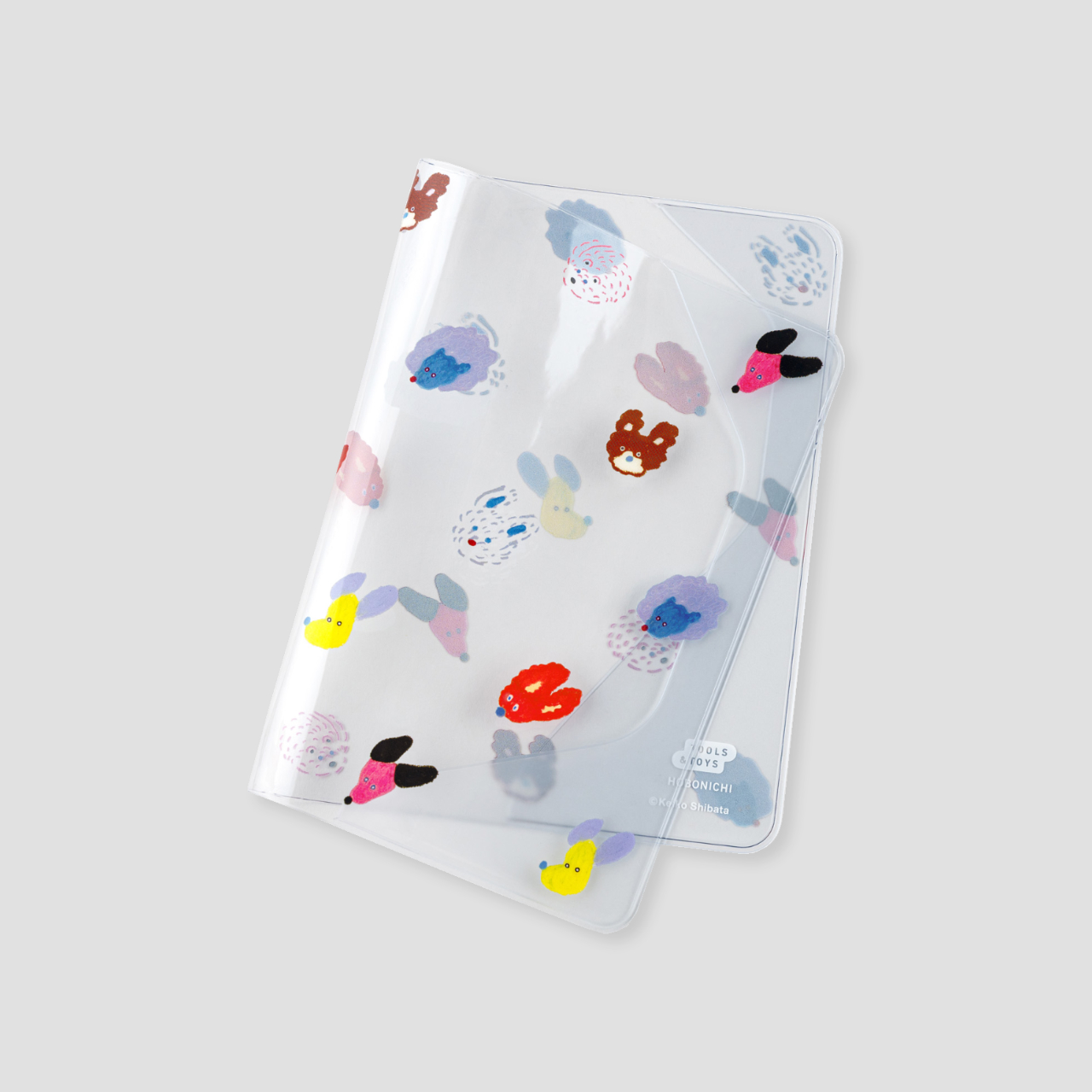 Hobonichi Klarsichthülle für Cover - Keiko Shibata: Dog Ears Fluttering in the Wind A6