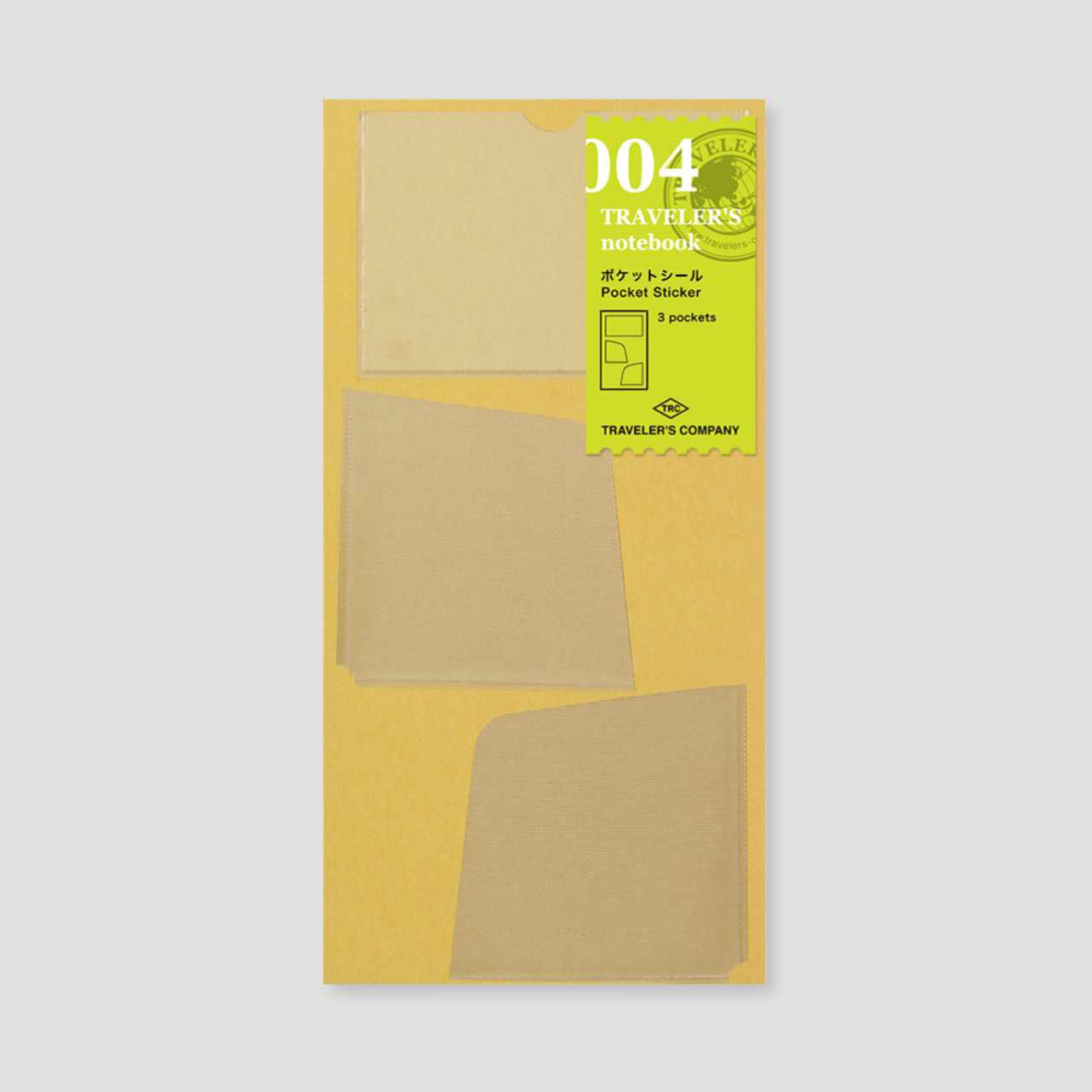 Traveler's Notebook "004" Pocket Stickers