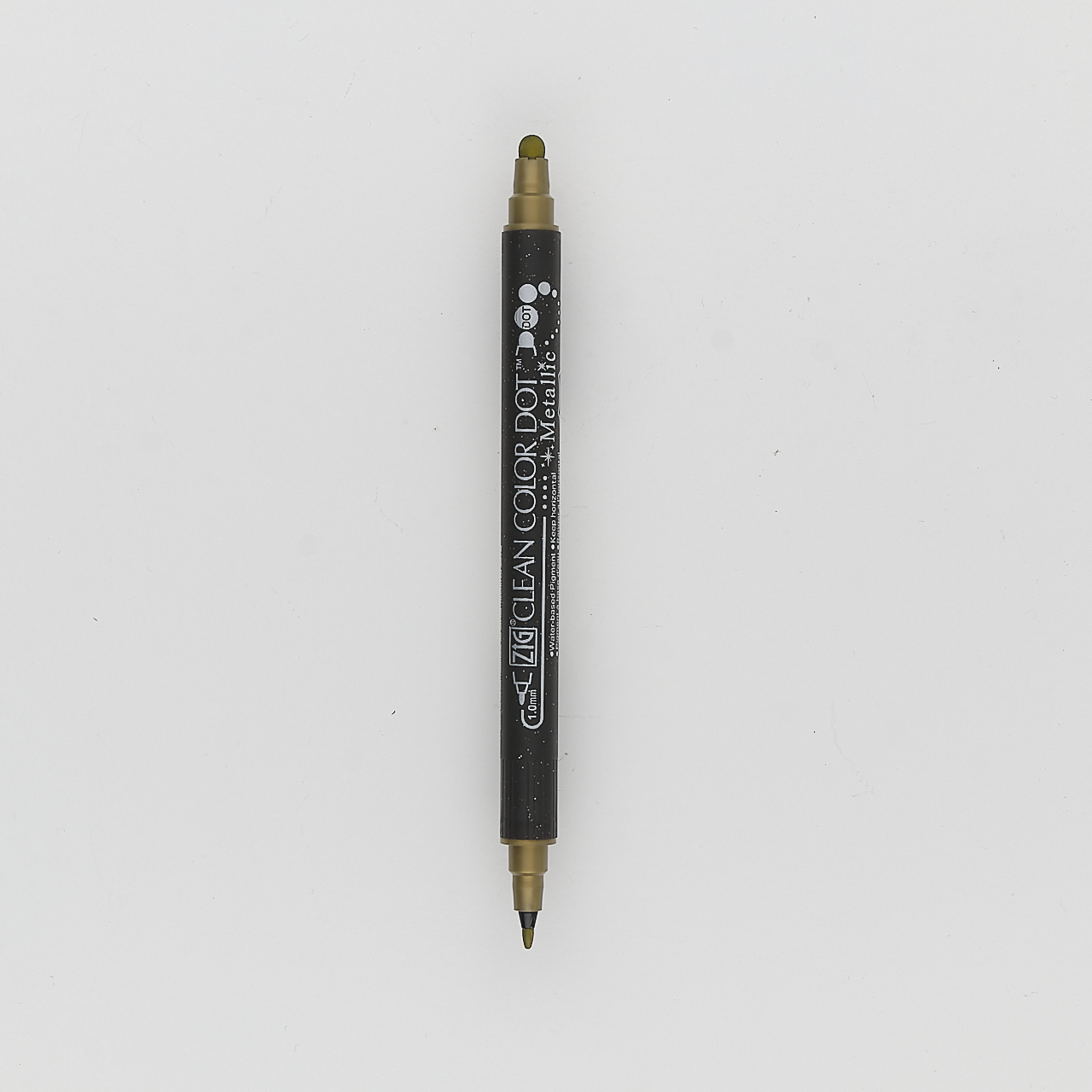 Kuretake Textmarker ZIG Clean Color Dot Metallic gold