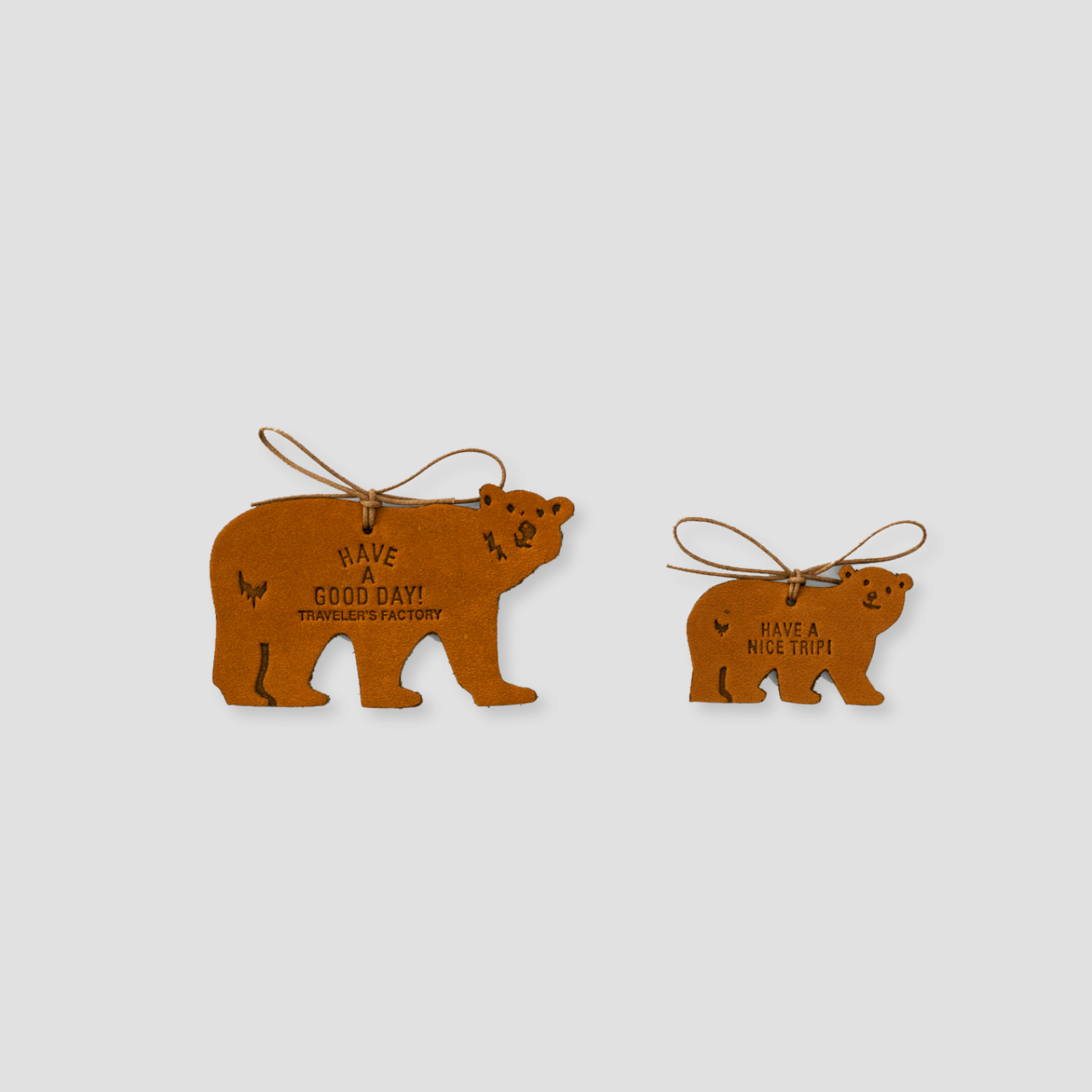 Traveler's Factory Anhänger Bear Leather Tag