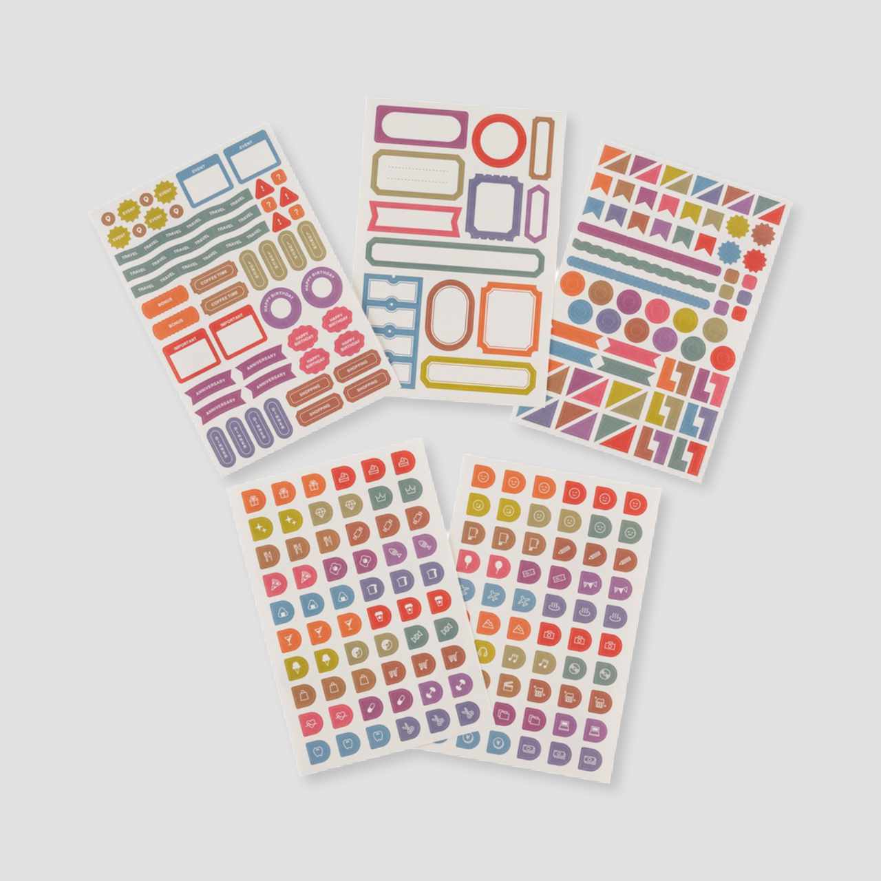 Hobonichi TSUKI no IRO: Sticker Set (Schedule)