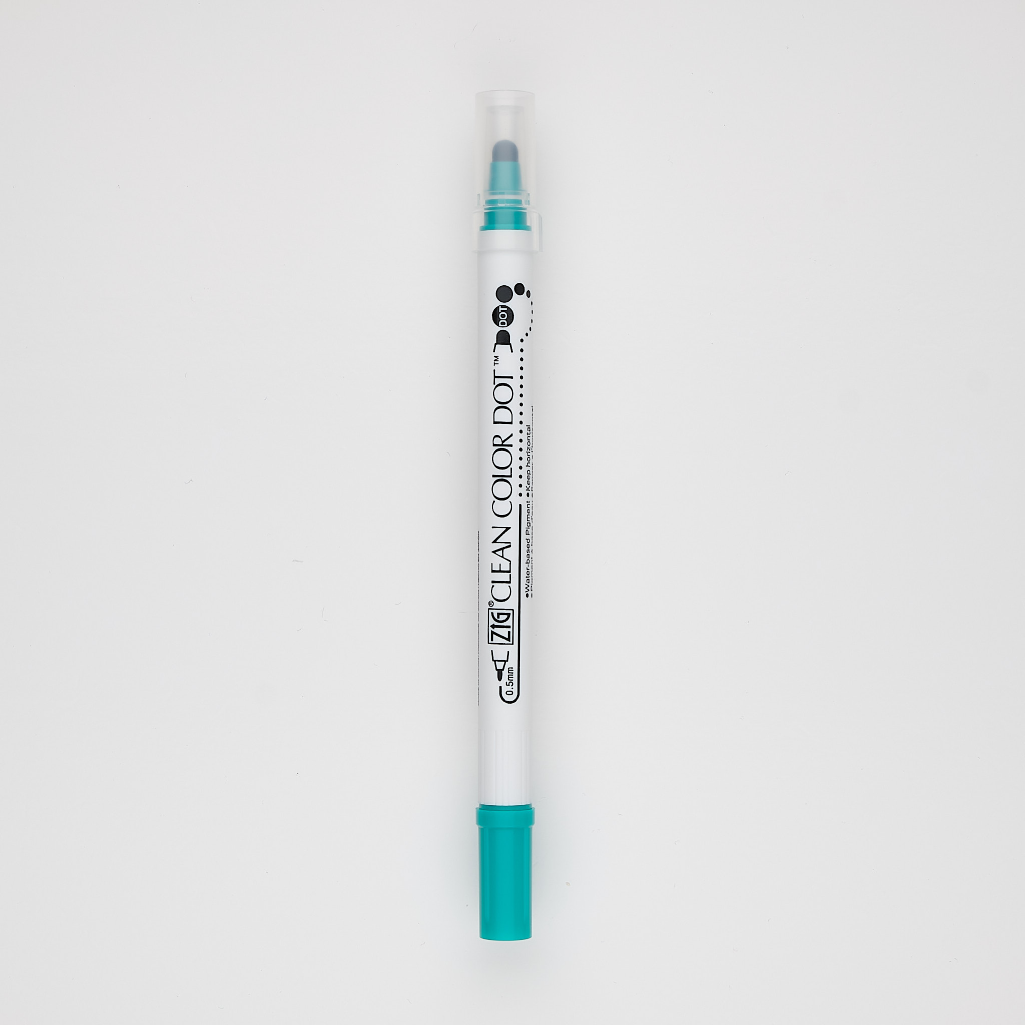 Kuretake Textmarker ZIG Clean Dot Color ozeanblau