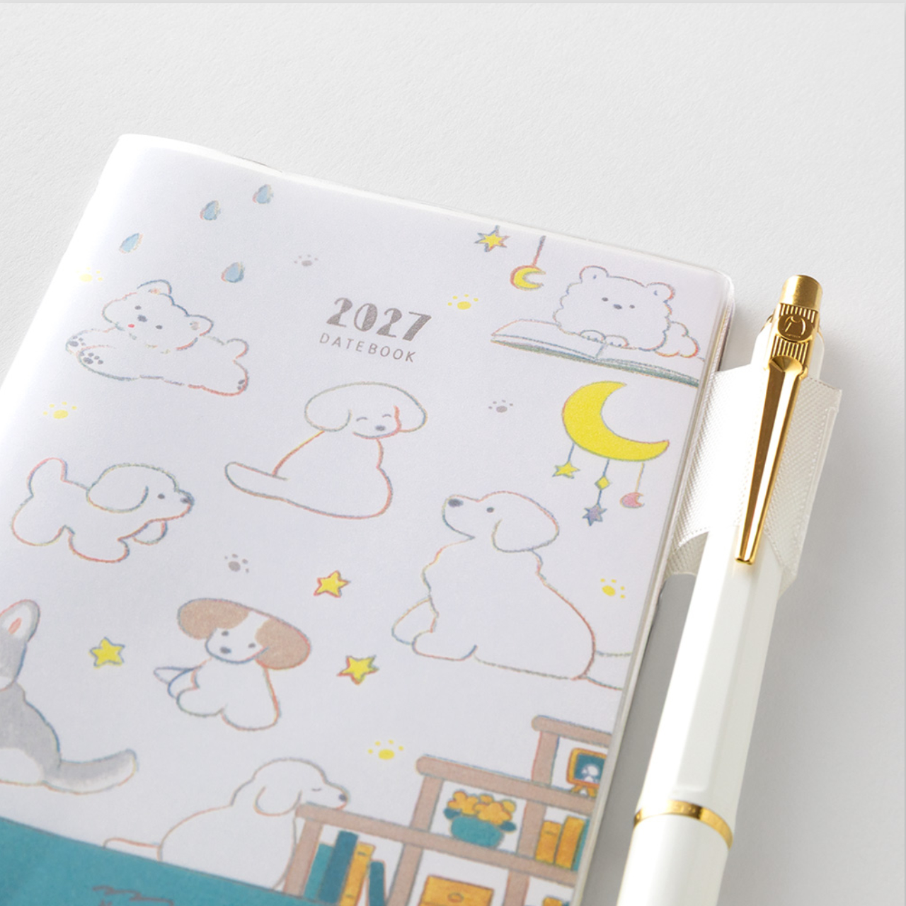 Midori Planer Pocket Diary Dog 2027 (Mini)