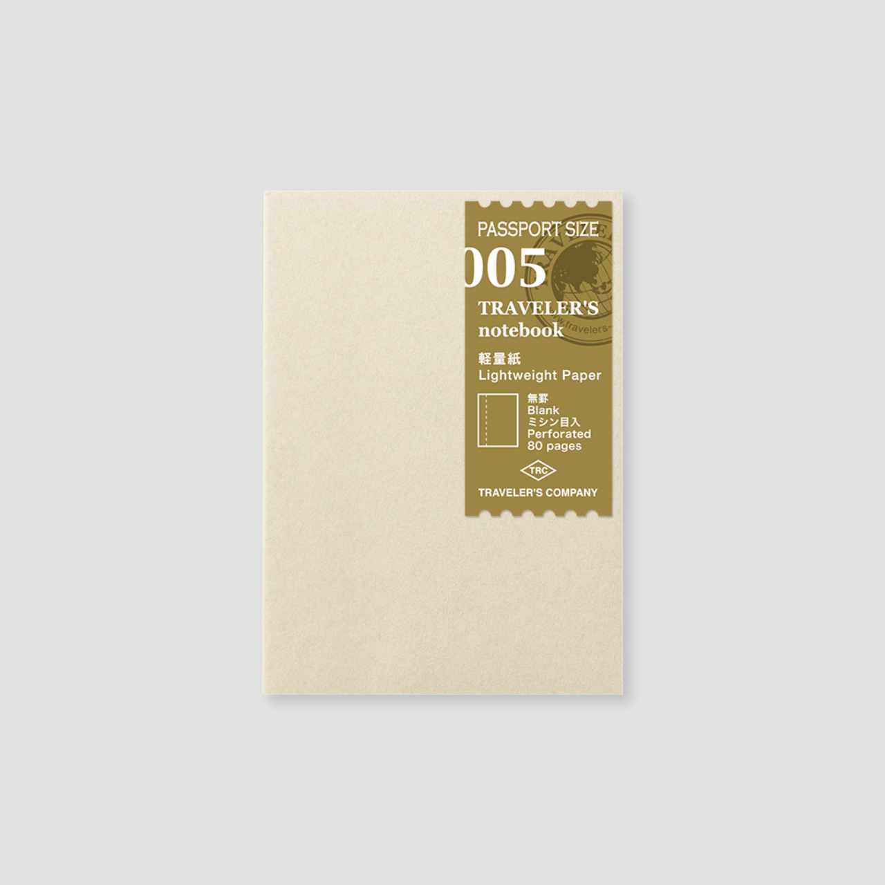 Traveler's Notebook Passport "005" Light Paper