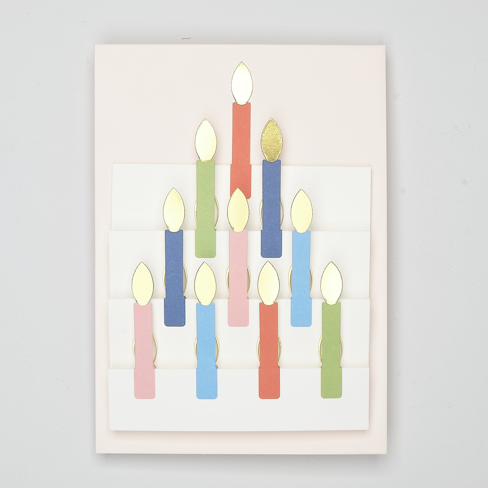 Klappkarte im Die-Cut Birthday Candles