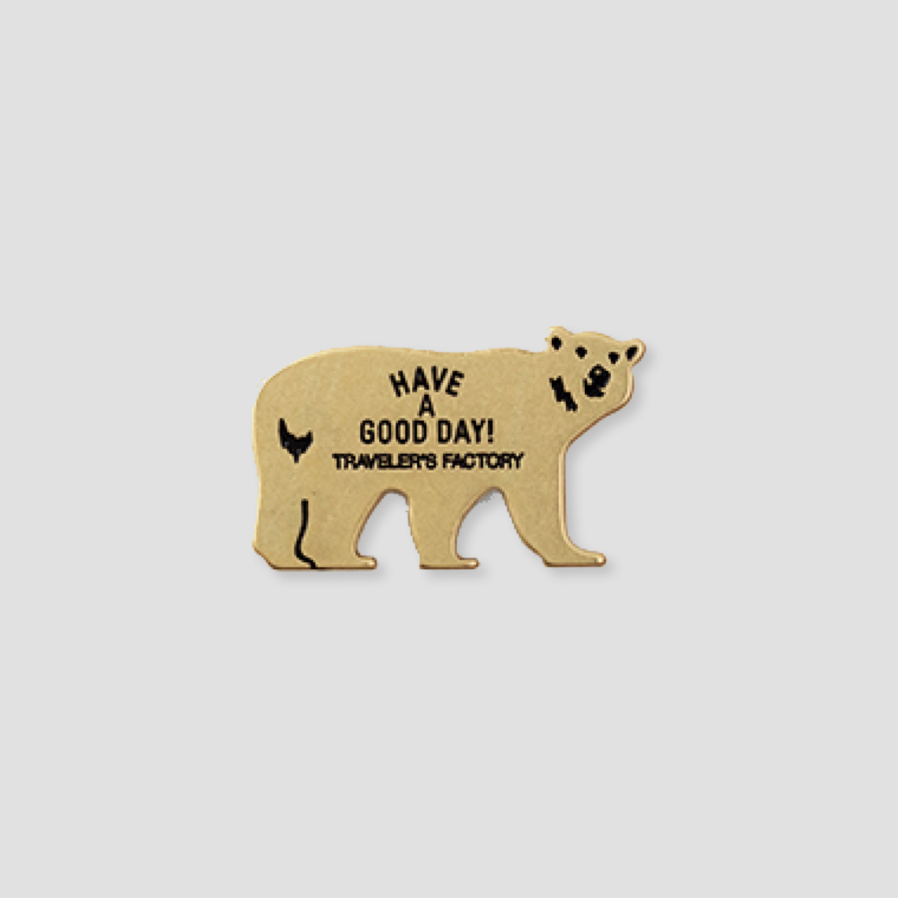 Traveler's Factory Badge Bear Messing