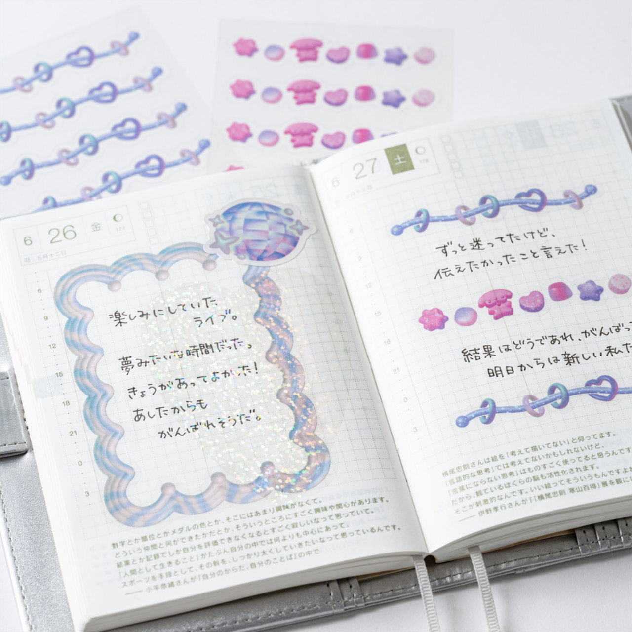 Hobonichi Unforgettable Day Stickers: Heavenly Sweets