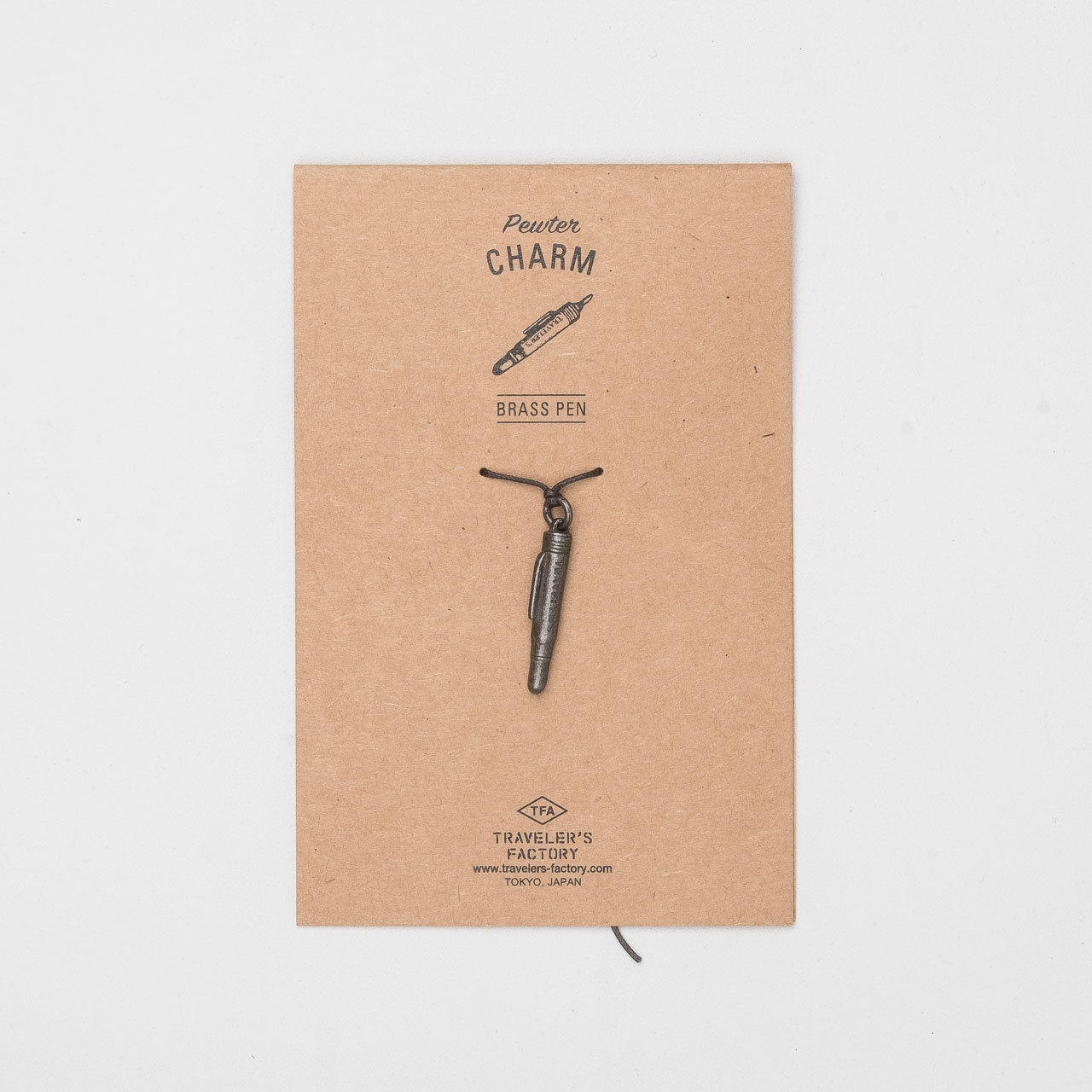 STORE ONLY: Traveler's Factory Anhänger "Brass Pen" Charm