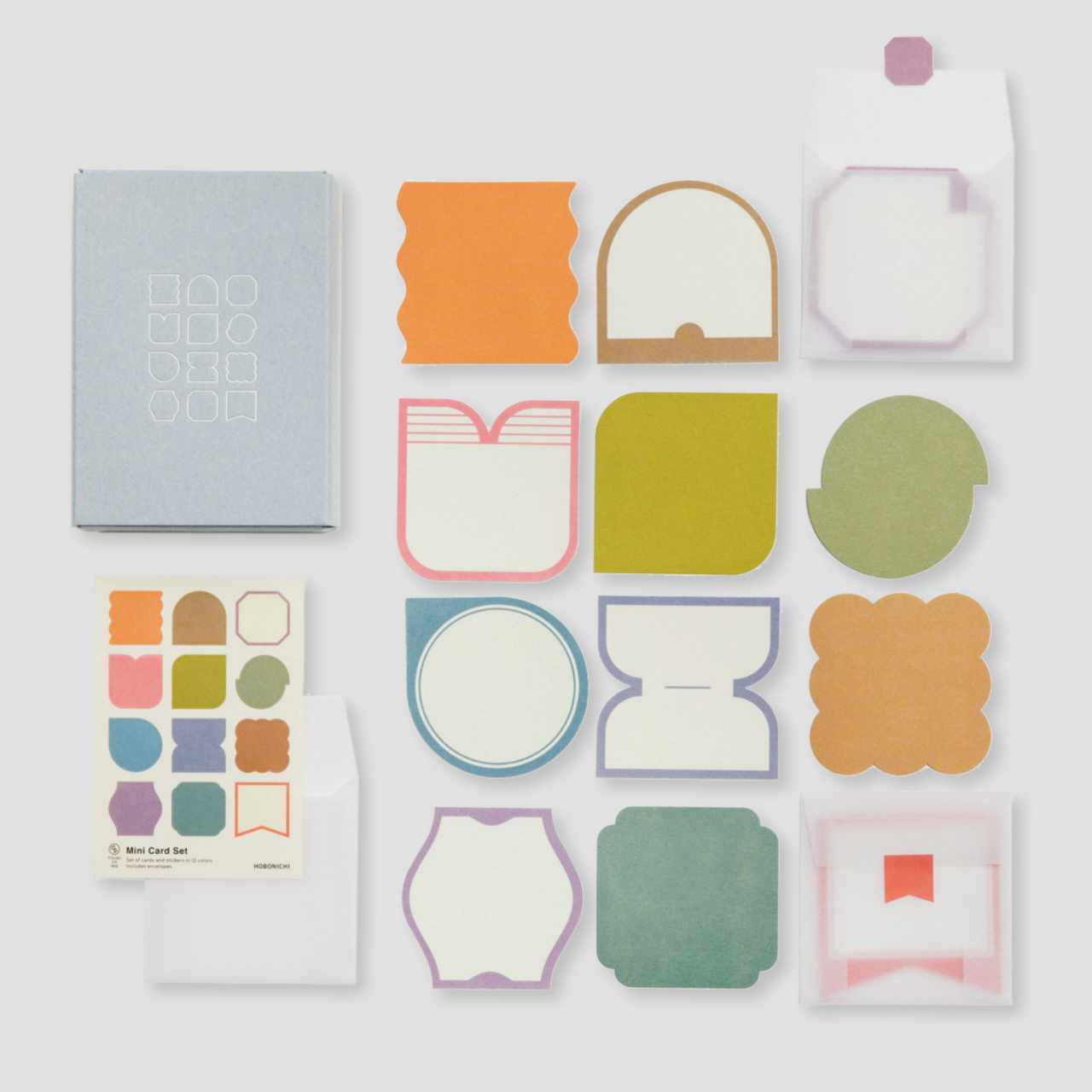 Hobonichi TSUKI no IRO: Mini Card Set