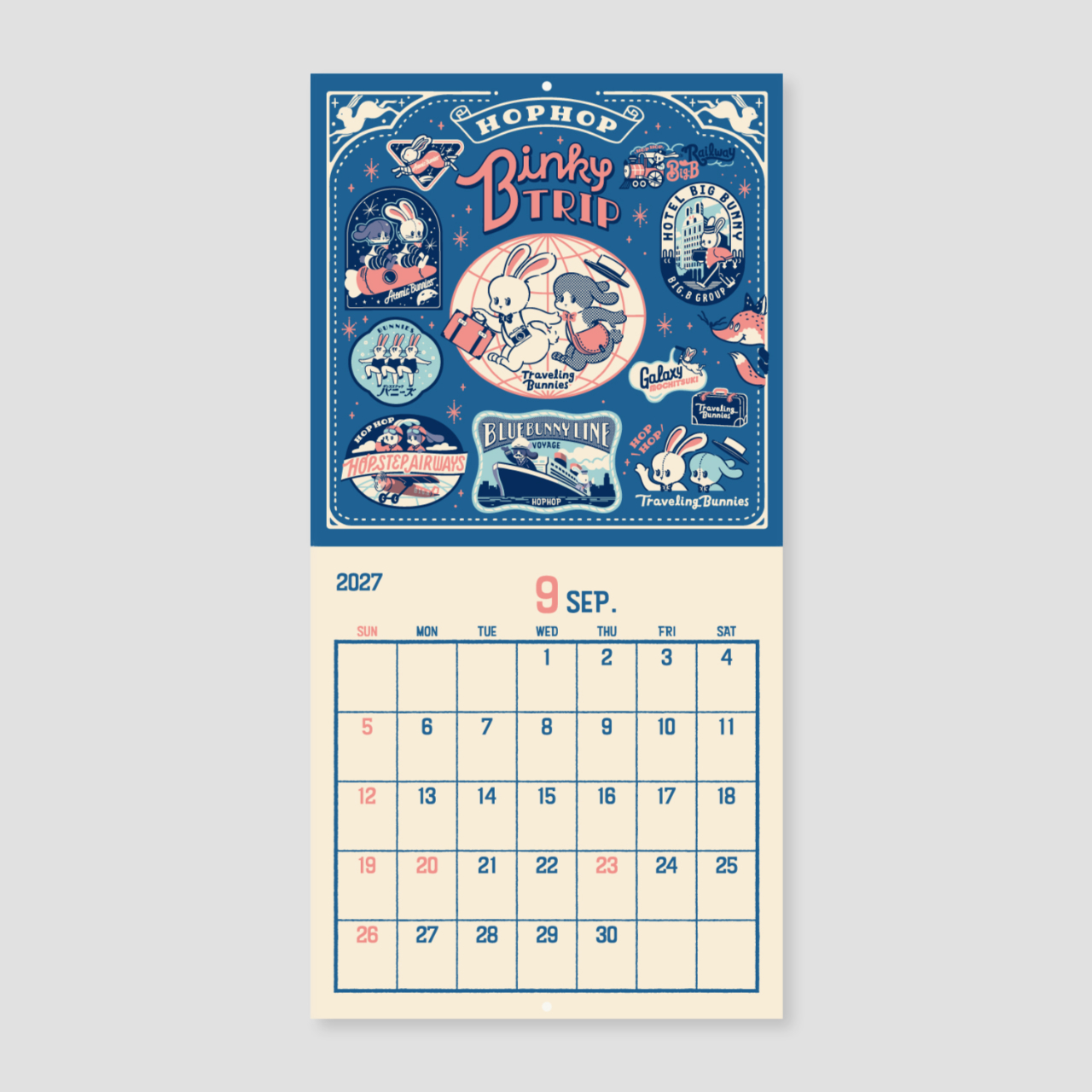 NKcalendar Wall Planner 2027 Obi-Wan LP
