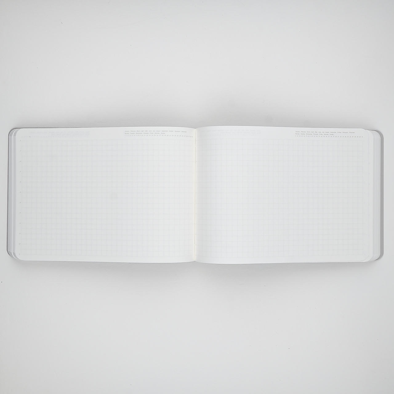 Stalogy Notizbuch 018 Editor's Series 365 Tage kariert landscape (B6)