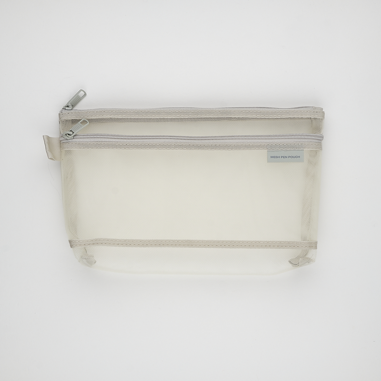 Midori Mäppchen Mesh Pen Pouch grau