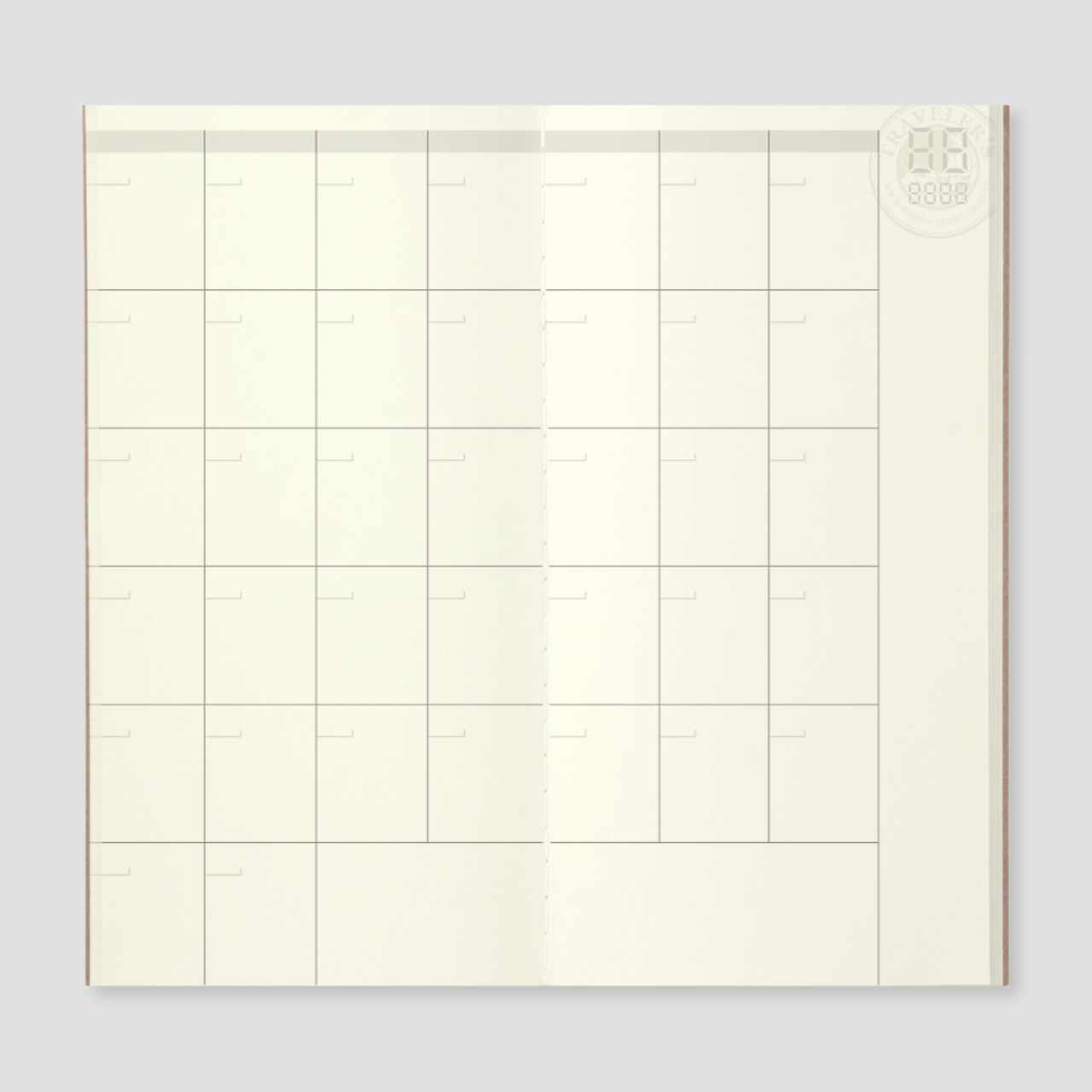 Traveler's Notebook Regular "017" Free Diary