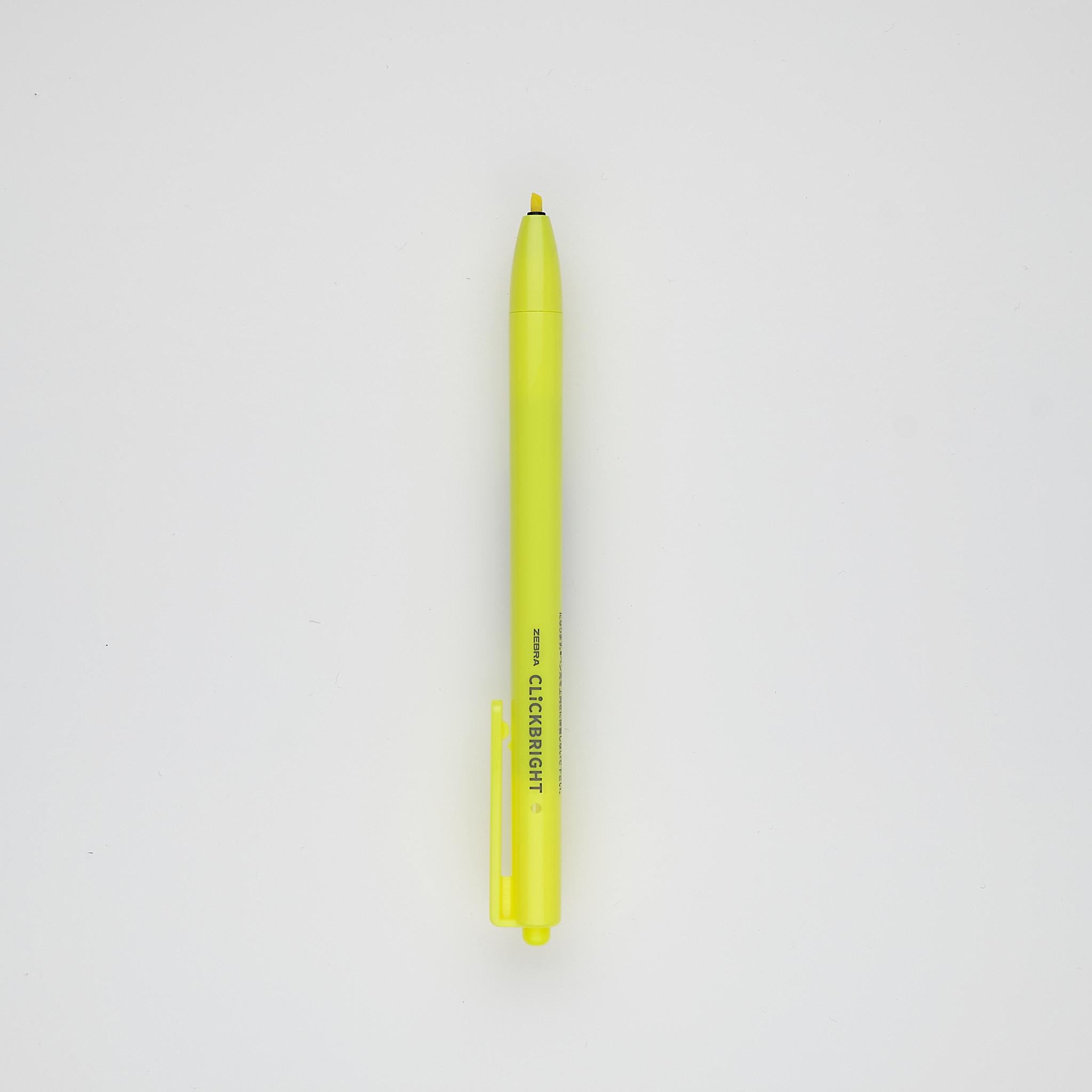Zebra Textmarker Click Bright gelb