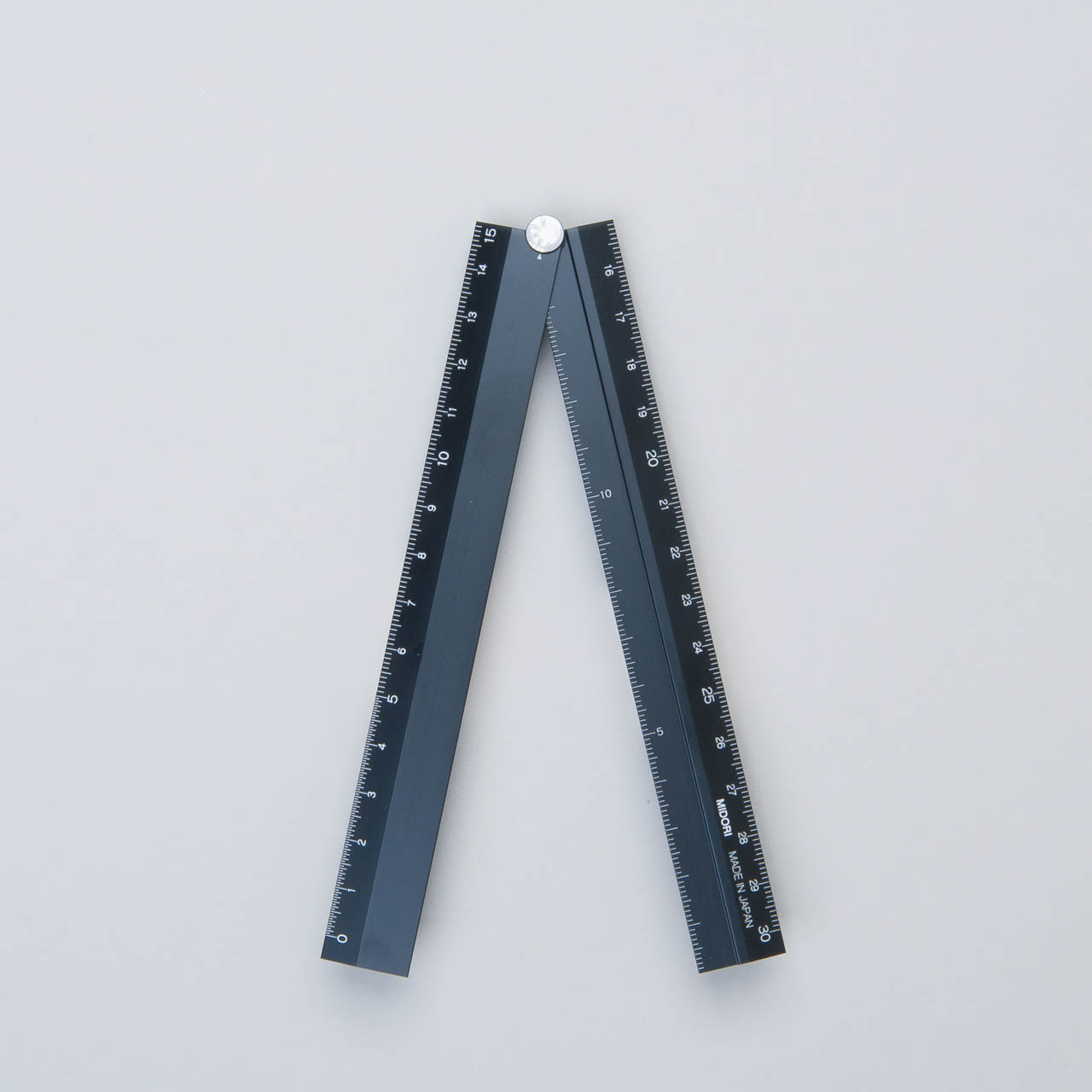 Midori Klapp-Lineal schwarz