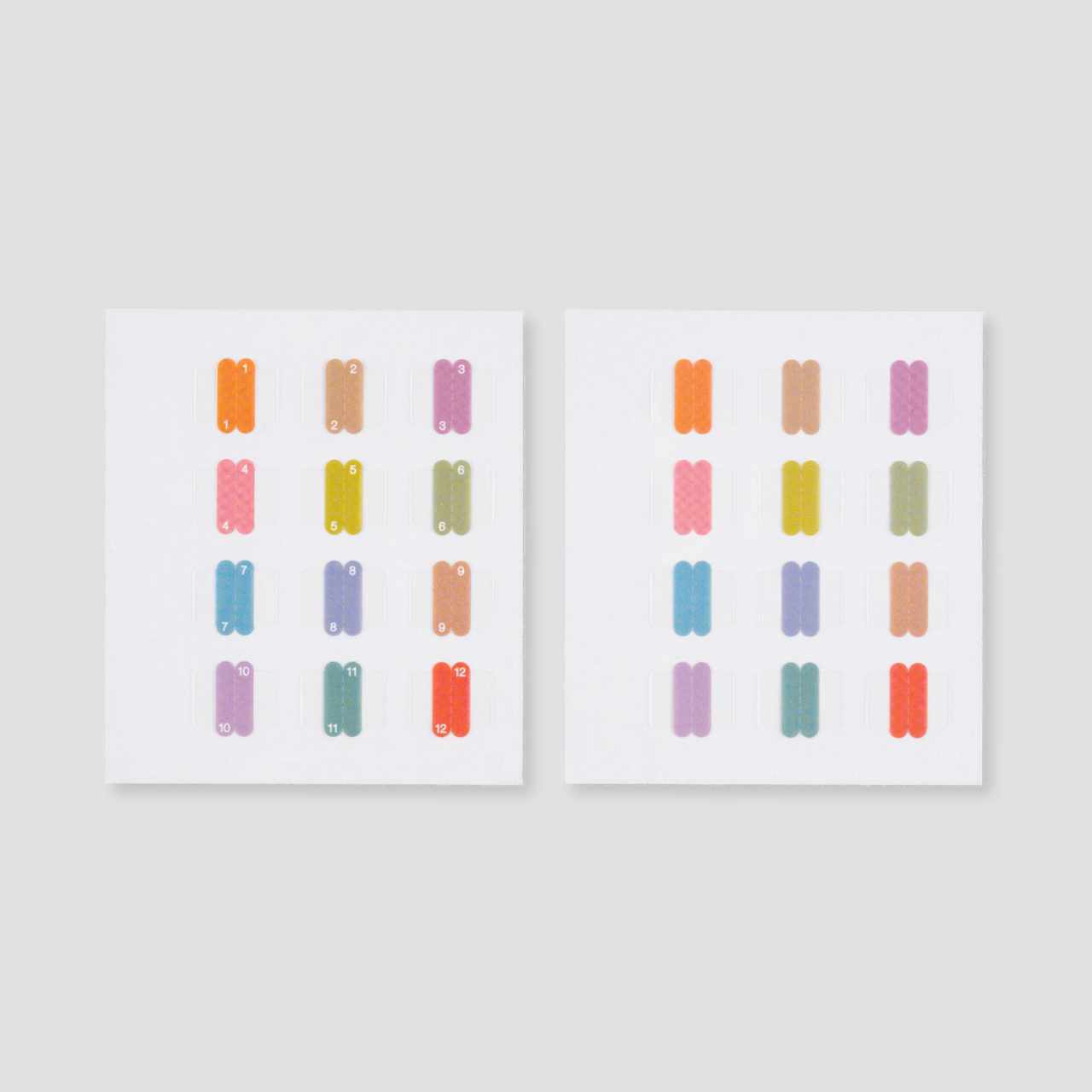 Hobonichi TSUKI no IRO: Index Stickers