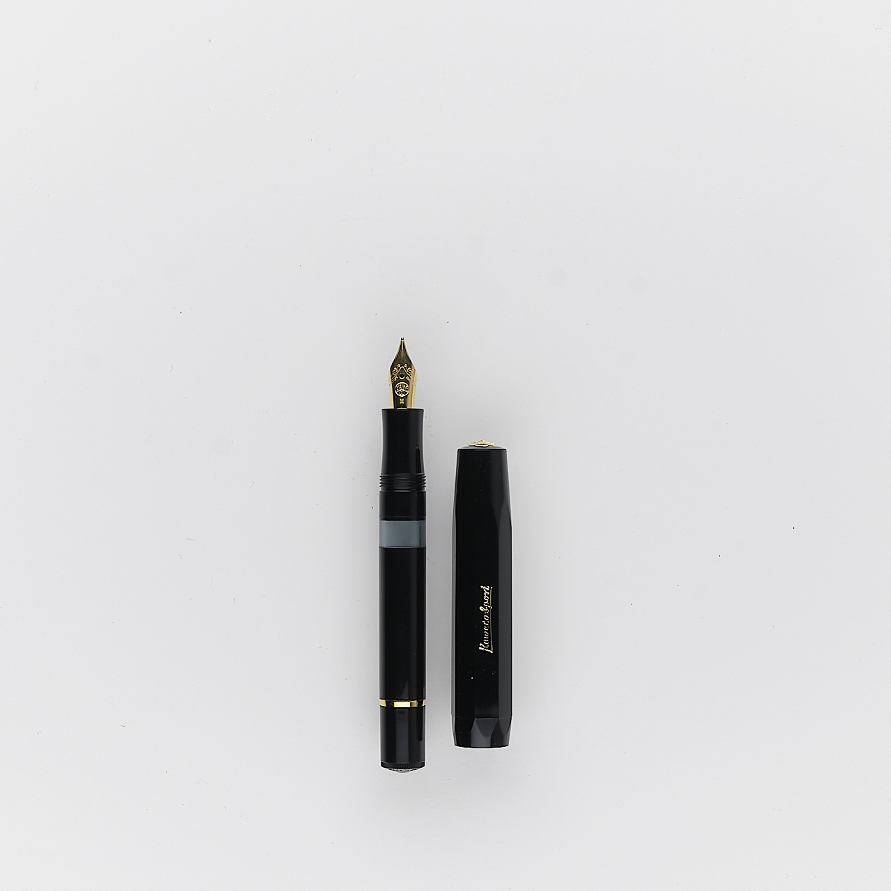 Kaweco Kolbenfüllhalter SPORT CLASSIC schwarz/gold