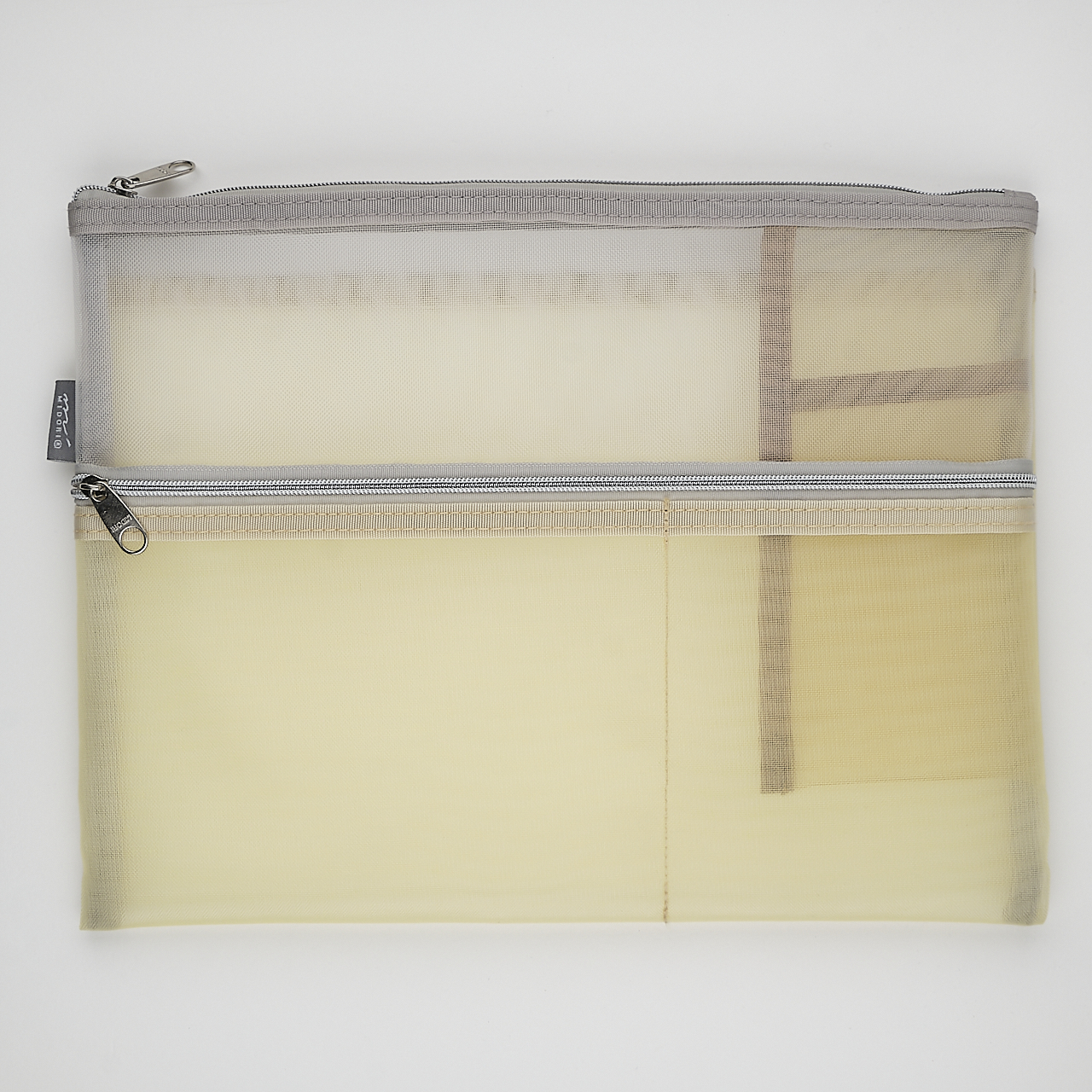 Midori Mäppchen Pen & Tool Pouch Mesh beige (B5)