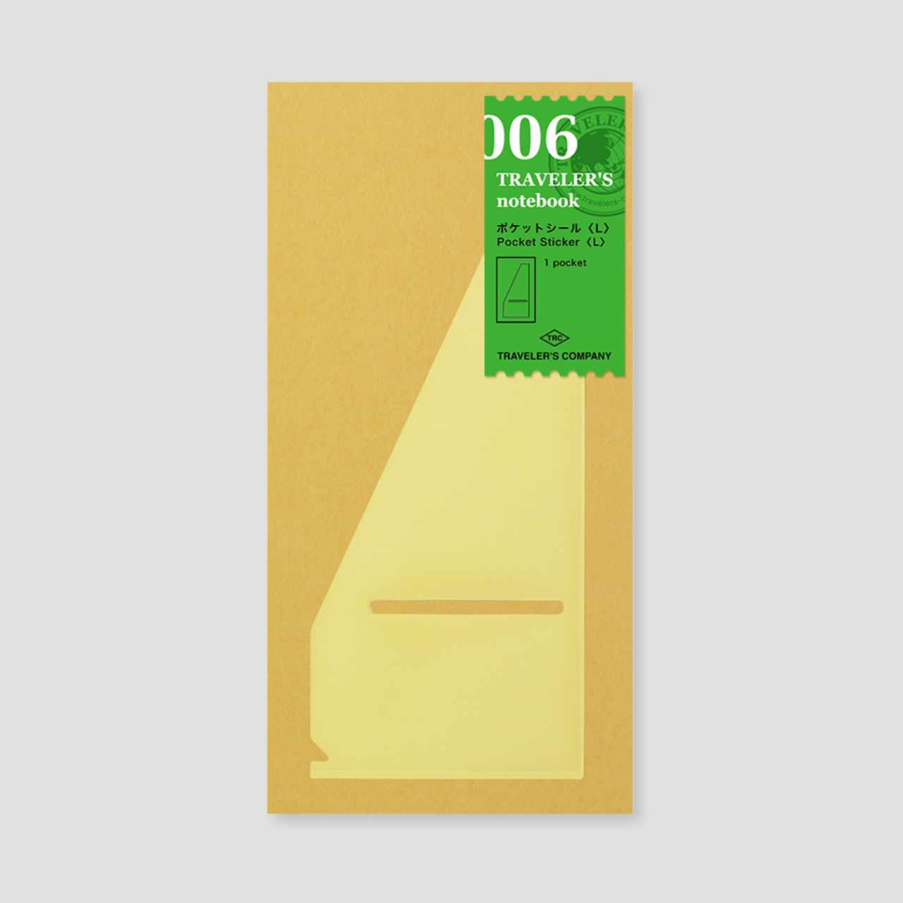 Traveler's Notebook Regular "006" Pocket Sticker