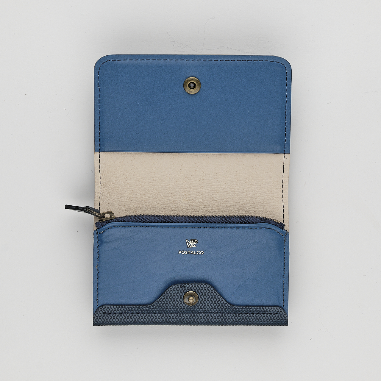 Postalco Mini Geldbörse Cobalt Blue