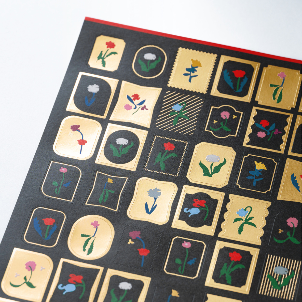 Hobonichi Foliengeprägte Sticker - Yoshie Watanabe: Petit Bloom
