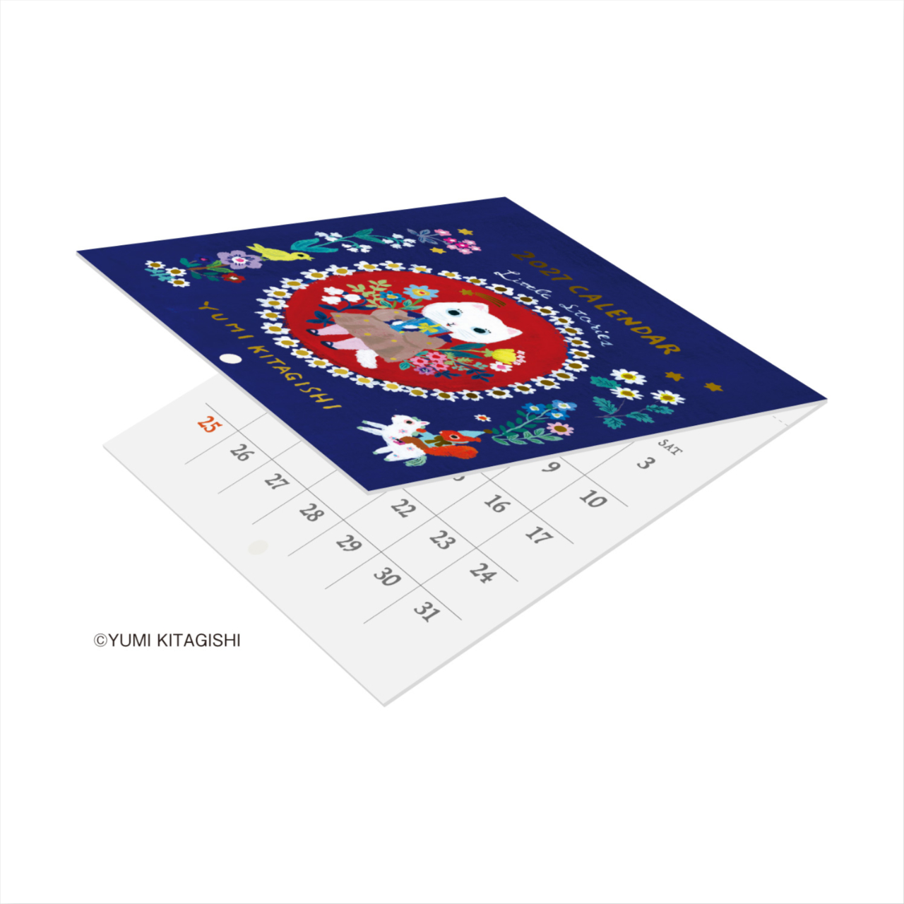 NKcalendar Mini-Wandkalender 2027 Yumi Kitagishi