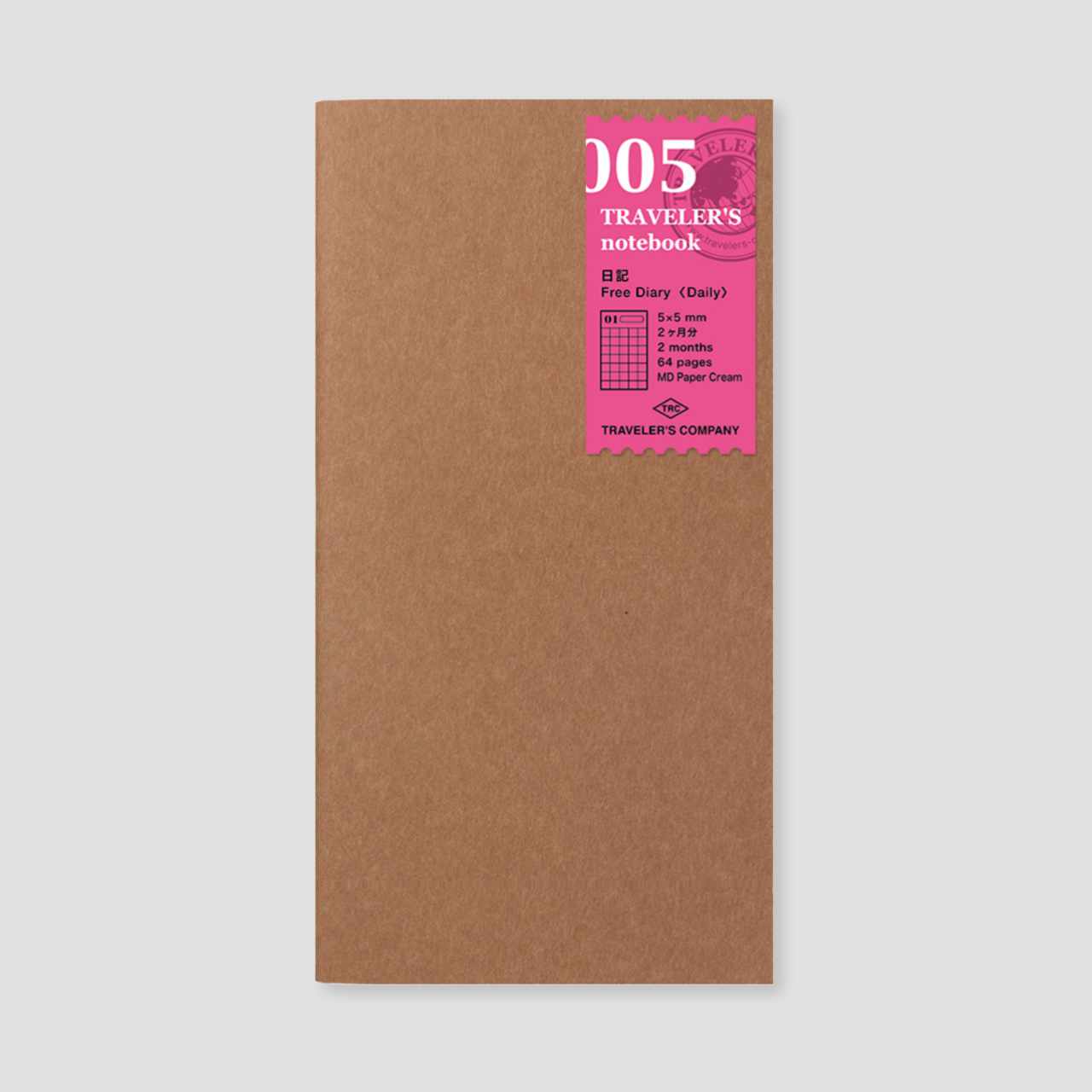 Traveler's Notebook Regular "005" Tageskalender