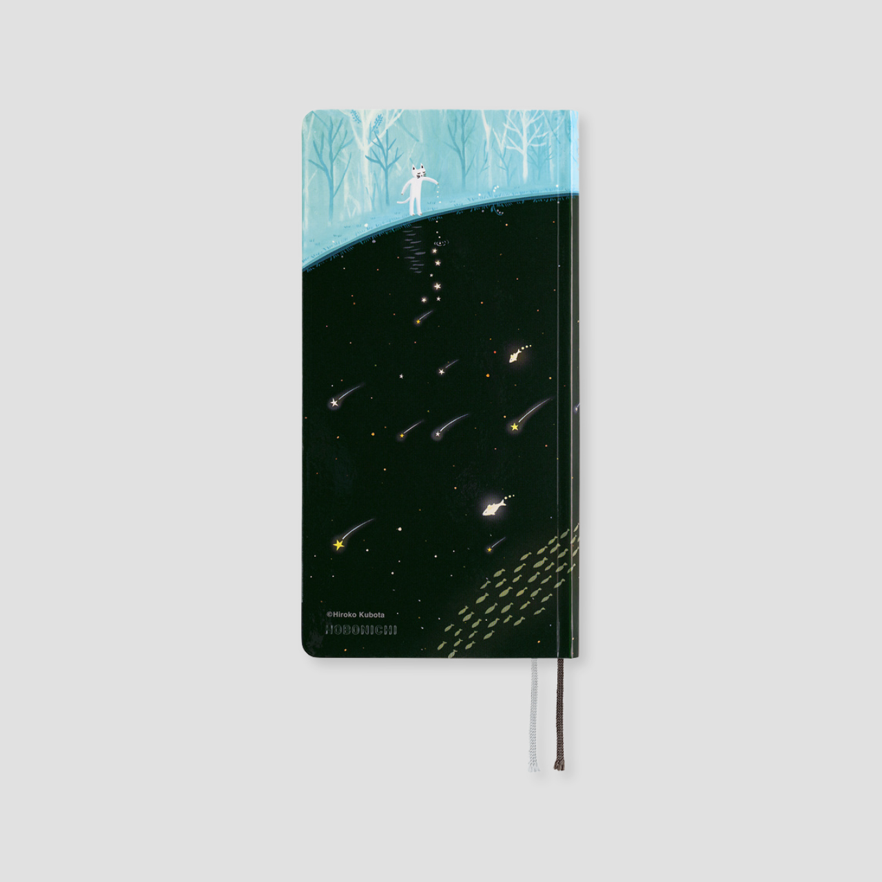 Hobonichi Weeks Planner 2027 Hiroko Kubota: Meteor Shower in the Light Blue Forest (engl.)