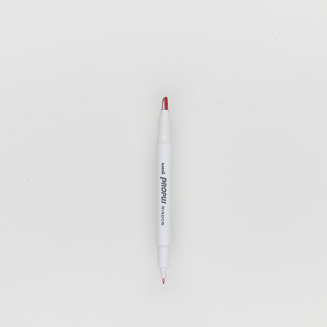 Uni Textmarker Propus Window rauch rot