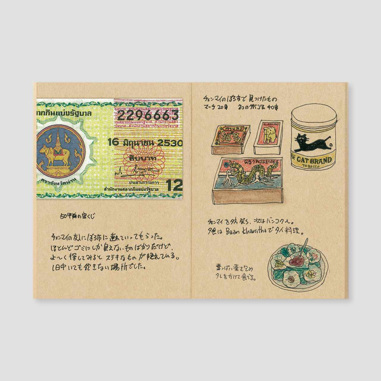 Traveler's Notebook Passport "009" Kraftpapier
