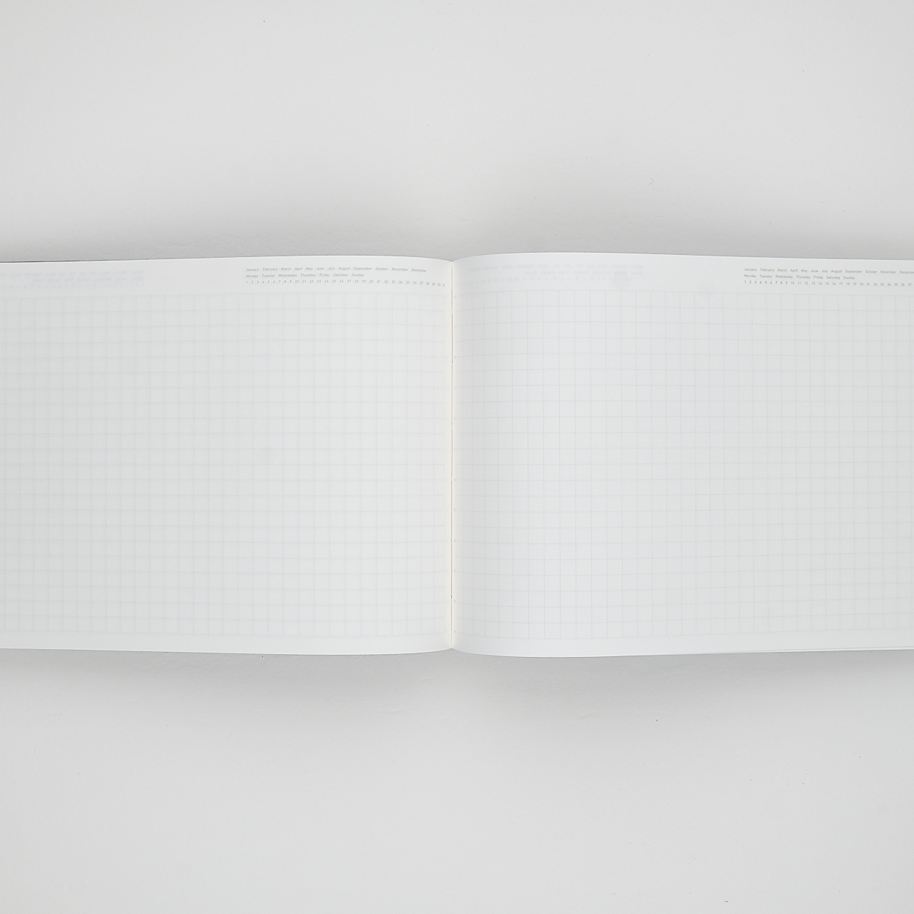 Stalogy Notizbuch 018 Editor's Series 365 Tage kariert landscape (B6)