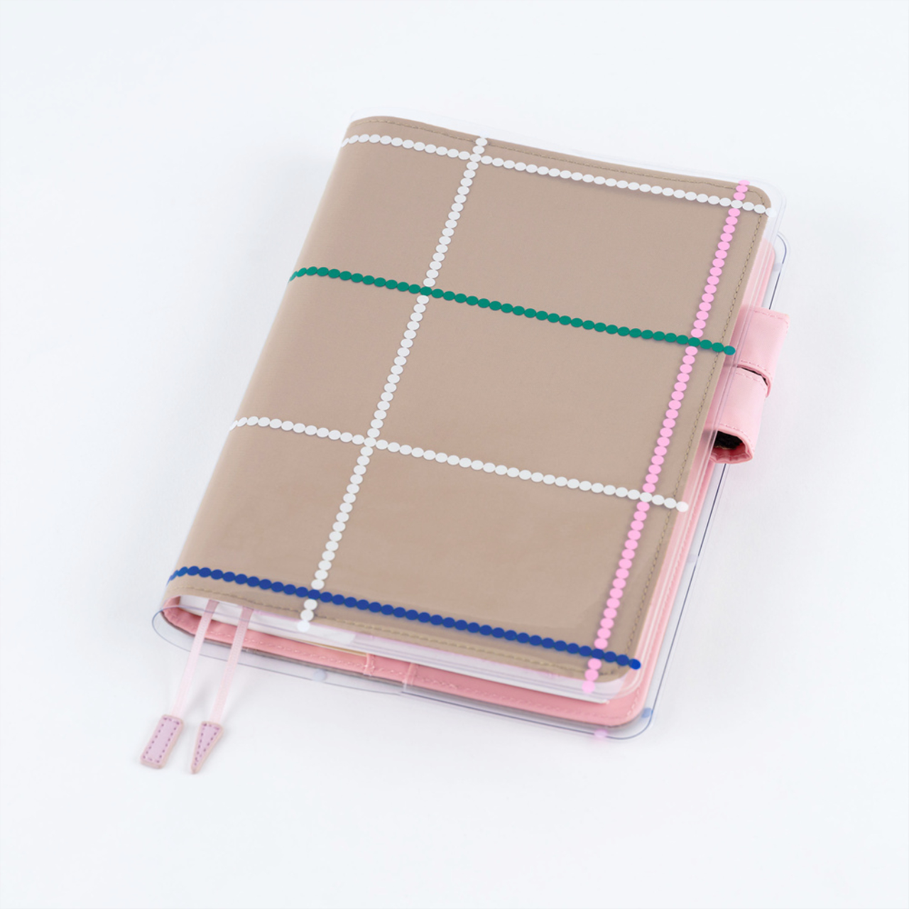 Hobonichi Klarsichthülle für Cover - Yoshie Watanabe: Dotted Plaid (A5)