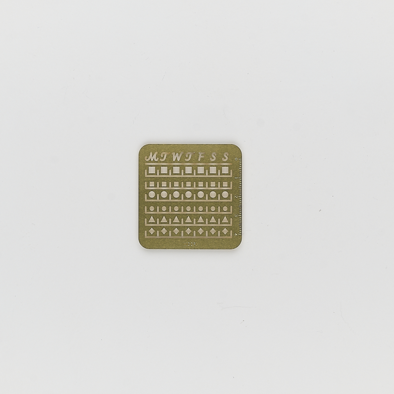 Midori Schablone Kalender Template S