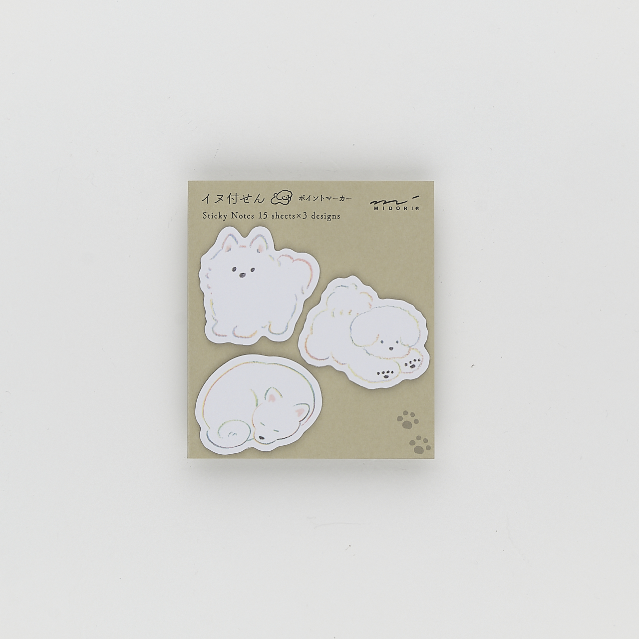 Midori Haftnotizen Sticky Notes Hunde