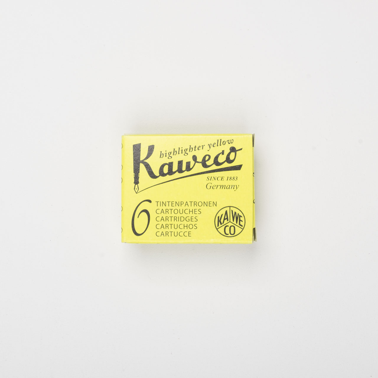 KaWeCo Tintenpatronen leuchtmarker gelb (6 St.)