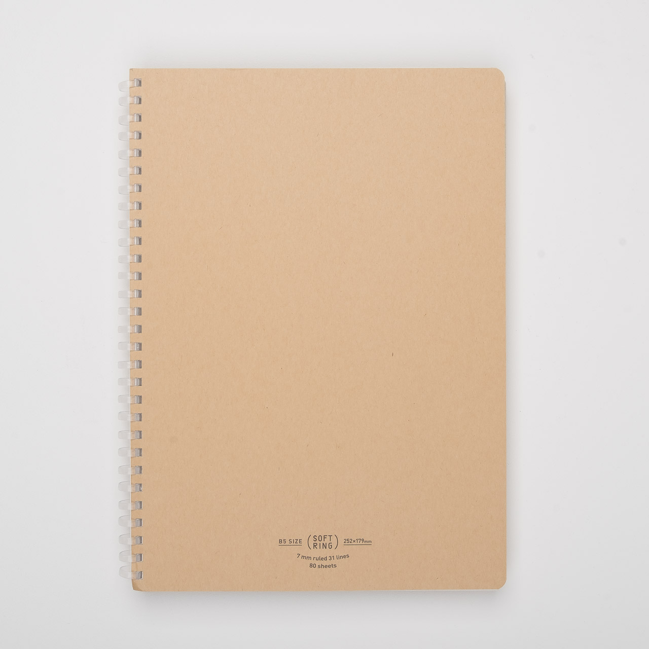 Kokuyo "Soft-Ring" Ringbuch liniert natur (B5)