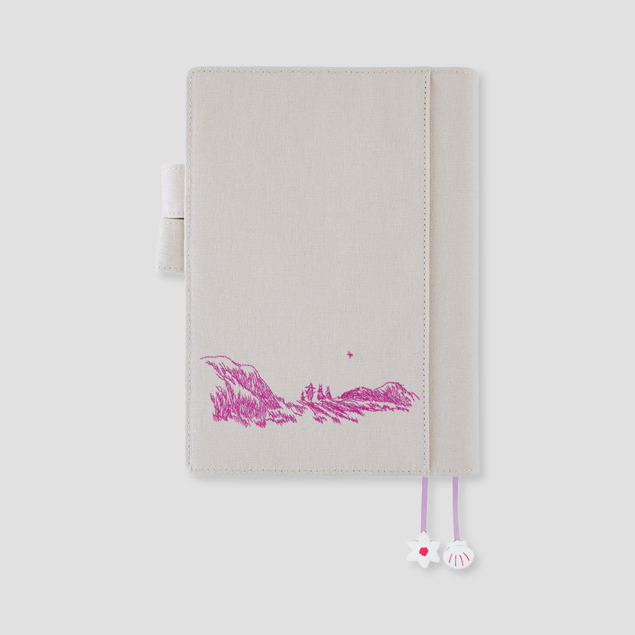 Hobonichi Cover Moomin: My Yard - Pink Gray (A5)