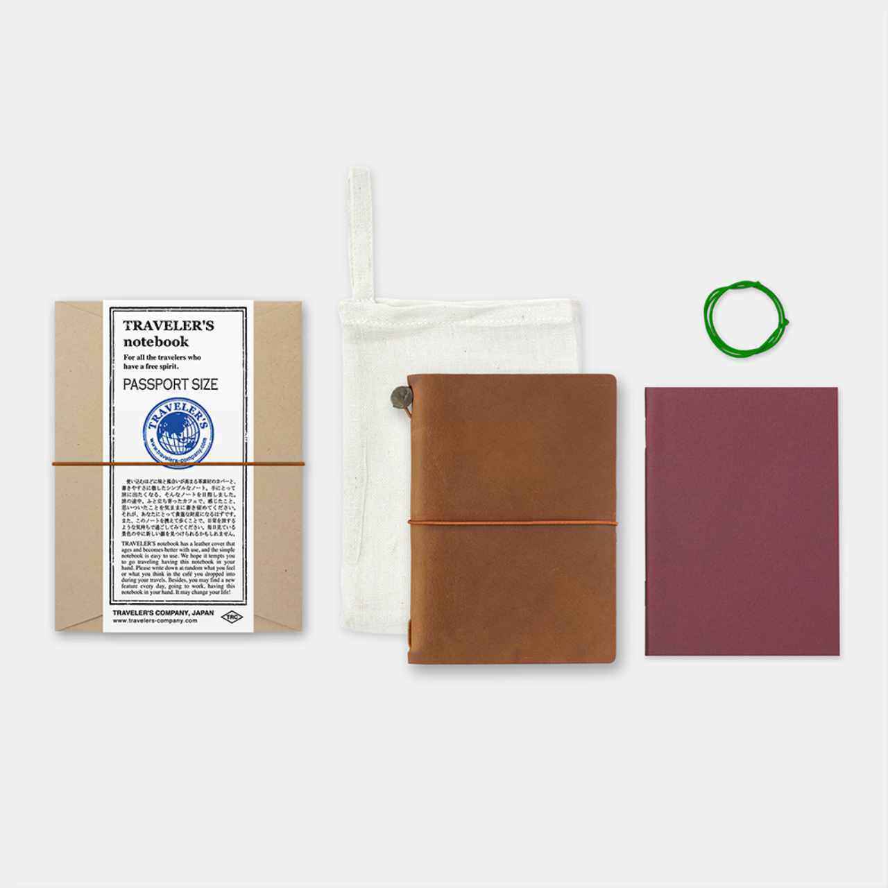 Traveler's Notebook Passport Leder camel