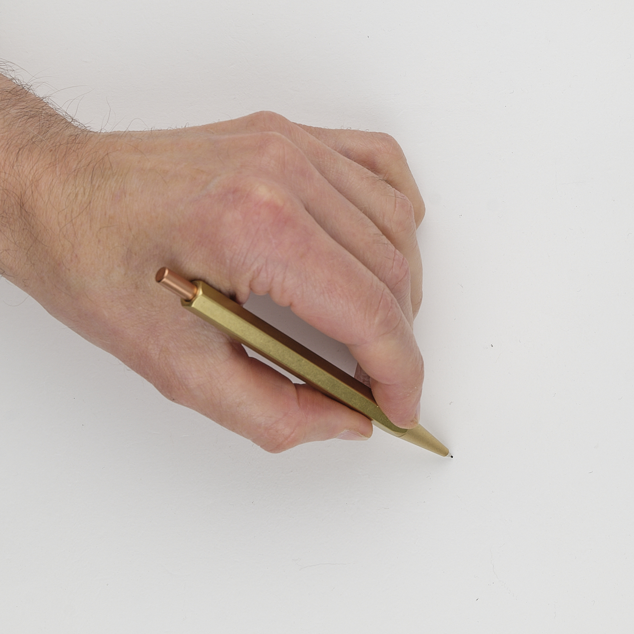 Ystudio Classic Revolve Mechanical Pencil Lite brass