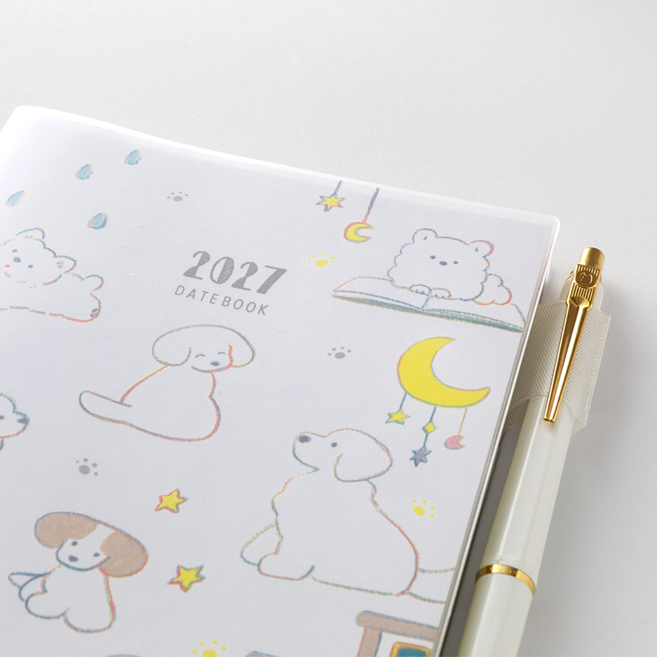 Midori Planer Pocket Diary Dog 2027 (B6)
